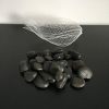 Black Natural Stones Decorative Pebbles Rocks