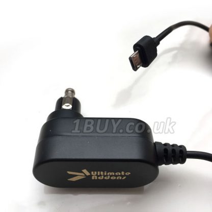 UltimateAddons Motorcycle 2 Amp DIN Hella to Micro USB