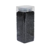 Black Decorative Stones Pebbles Table Decoration Craft Vase Filler Garden Rocks