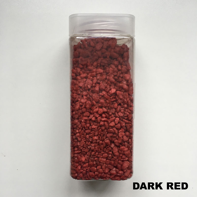 750g Dark Red Decorative Stones Vase Fillers Craft Pebbles
