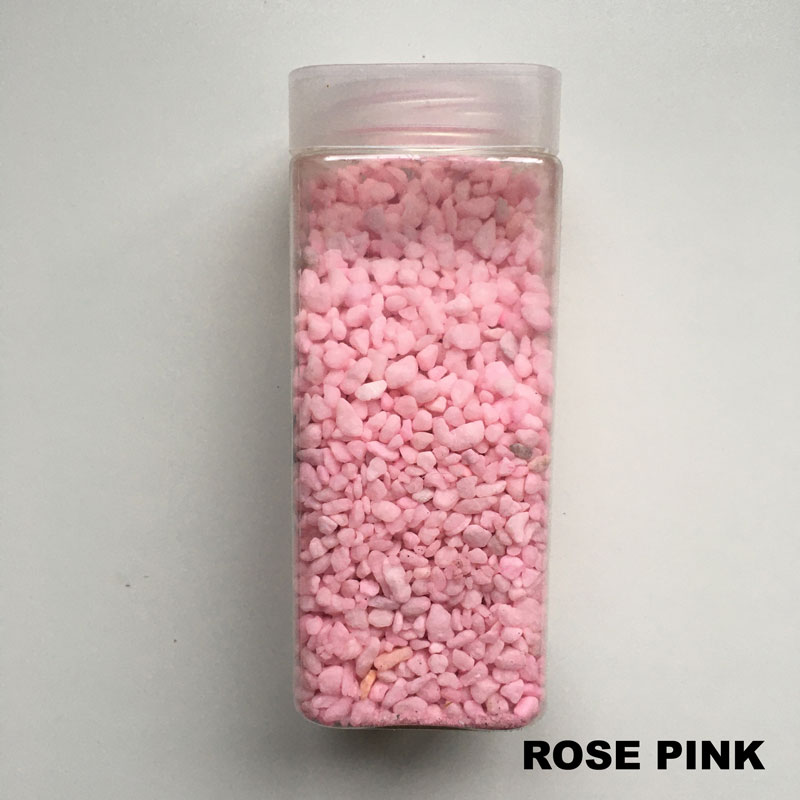750g Rose Pink Decorative Stones Vase Fillers Craft Pebbles