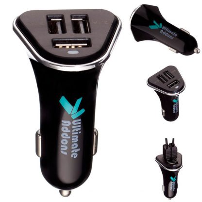 3 USB Car Charger Super Fast Charging