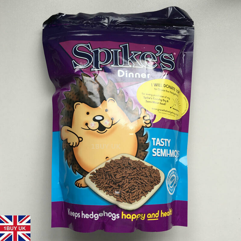 Spikes Tasty SemiMoist Hedgehog Food Hog 550g or 1.3kg 1BUY UK