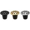 Black, Silver or Gold Memorial Grave Vase & Lid for Fresh & Artificial Flowers Pot