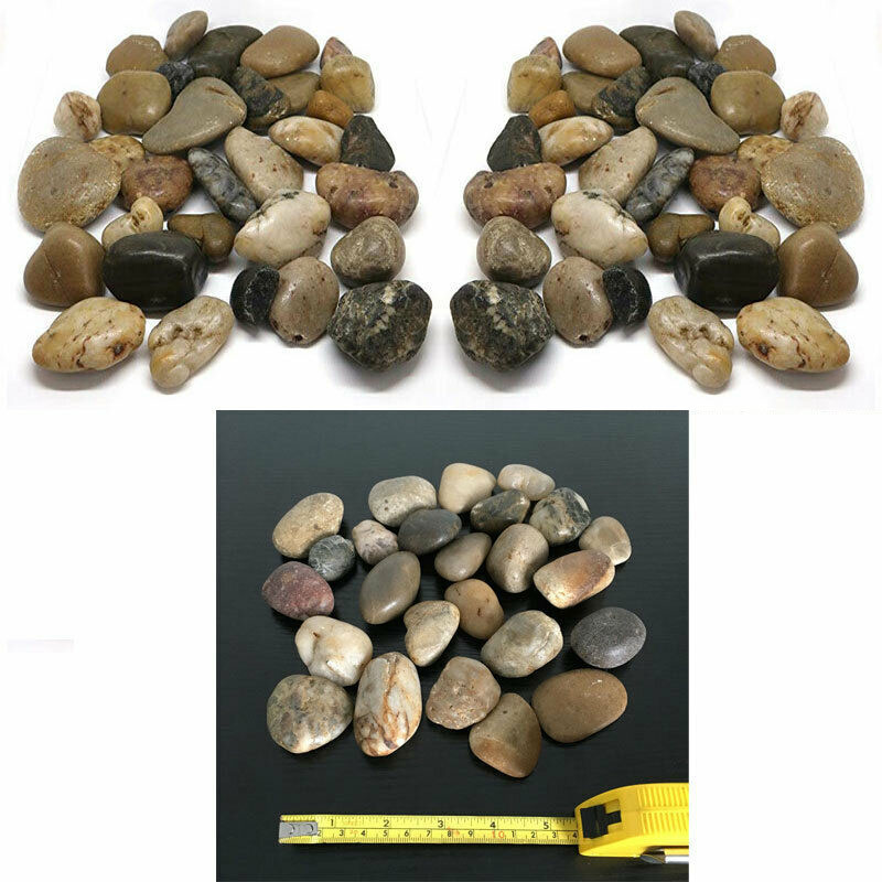 Invero Mixed Natural Coloured Small Decoration Stones Pebbles Ideal for Table 